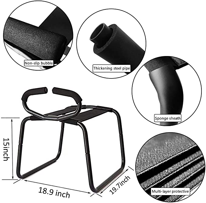 sex chair stool with handrails